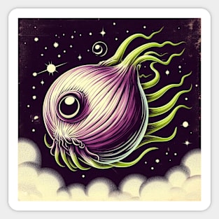 Space Onion Sticker